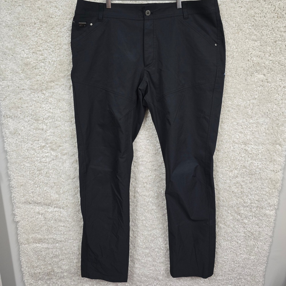 Kuhl Silencr Mens Pants‎ 40x36 Black Ripstop Stretch Hiking Outdoor
